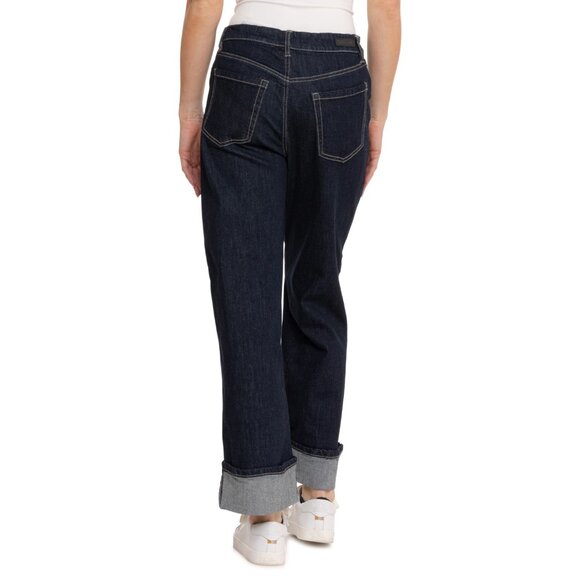 NEW Blank NYC Hi-Rise Wide-Leg Jeans  Dark Rinse for women 252 - Picture 2 of 4